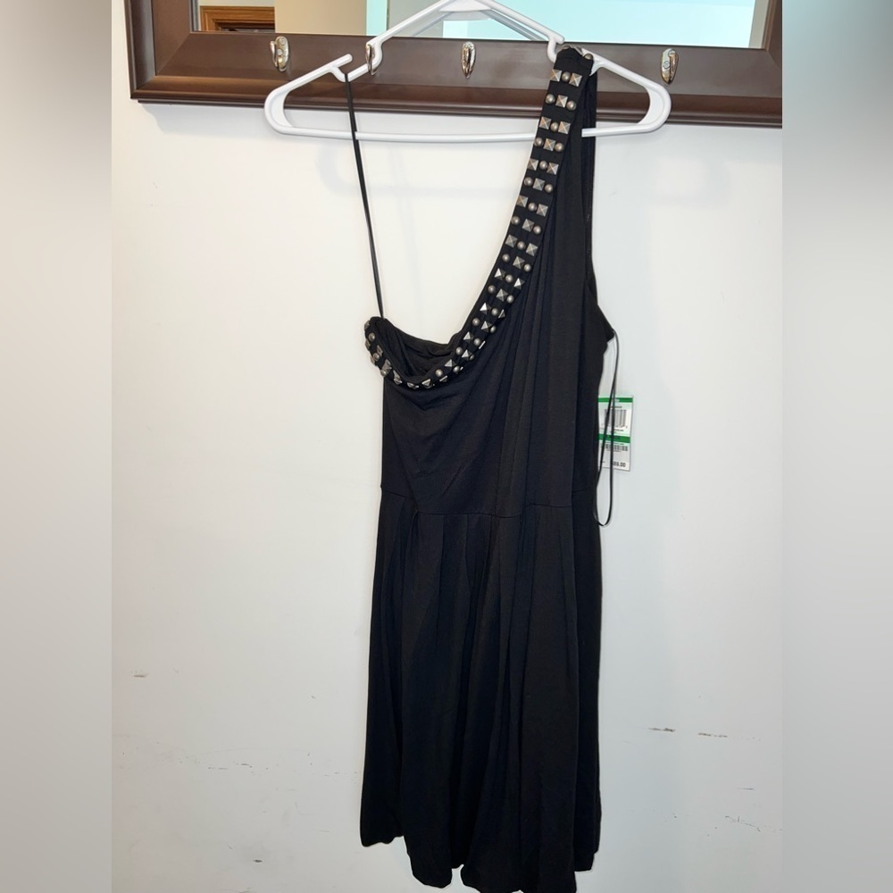 NWT INC International Concepts Ladies One Shoulder Mid Length Dress Size Large